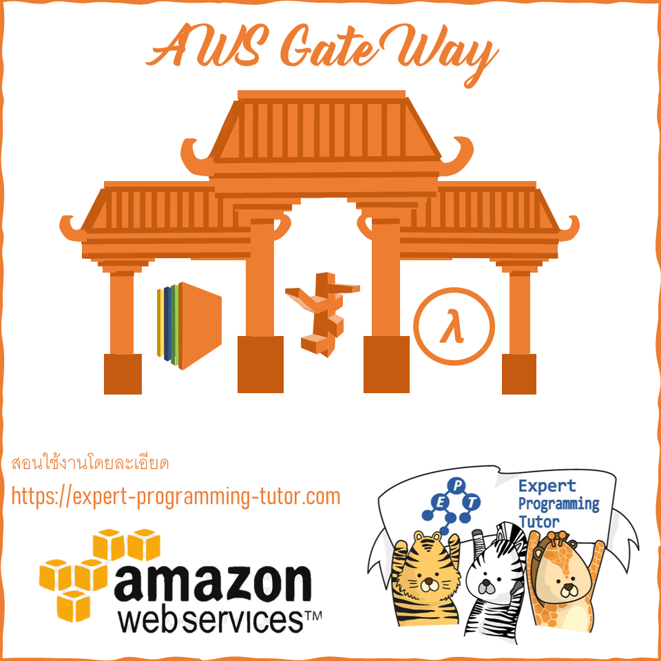 สอนใช้งาน AWS API gateway